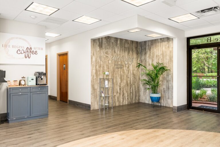 Coffee bar and entry