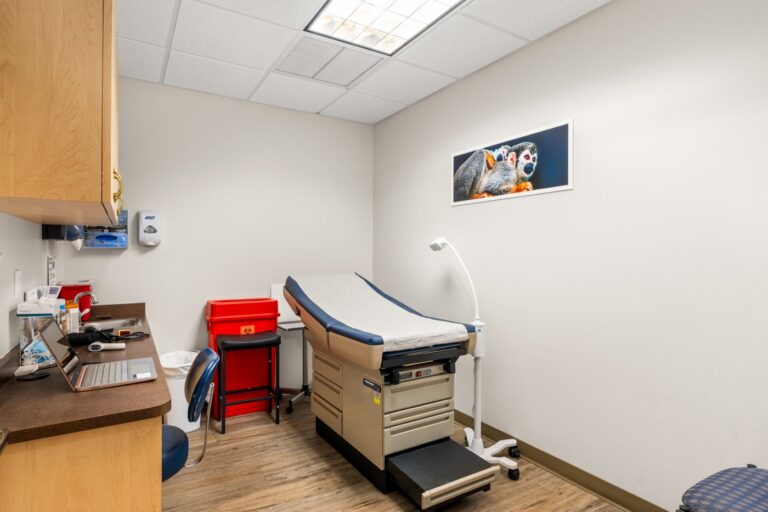 Clinic exam room