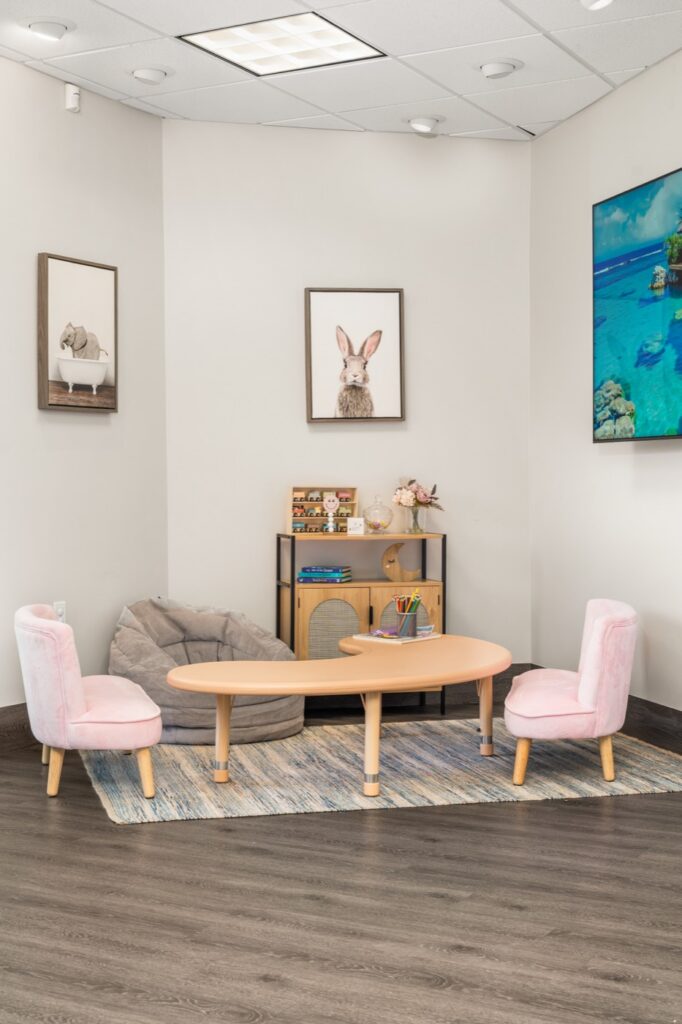 Children's corner in the clinic